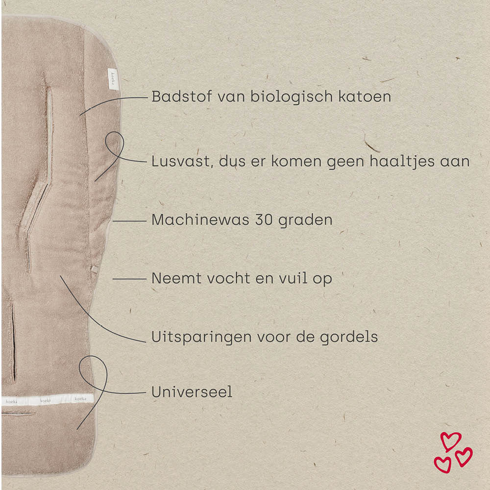 Comfortabele inlegkussens voor buggy's | Koeka